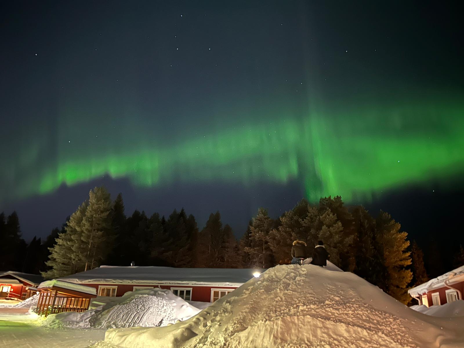 Photo of nothern lights taken by Benoit Jappelle
